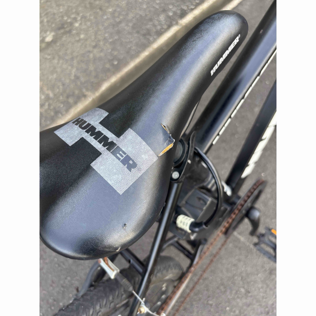 HUMMER - HUMMER 電動アシスト自転車 黒 7段ギア ハマー ロードバイク