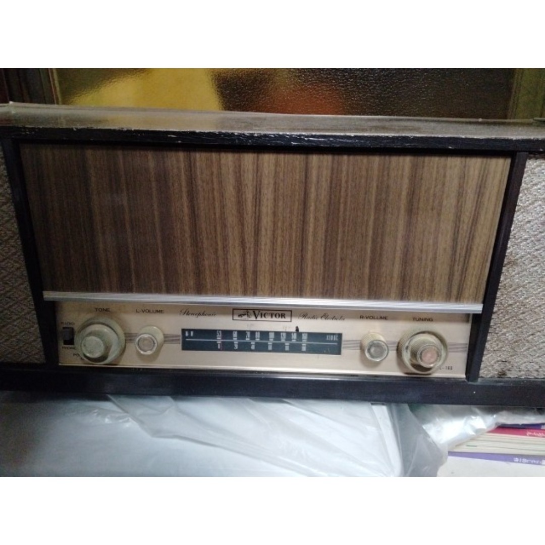 Victor - 真空管 レコードプレーヤー・ラジオ ビクター STL-160