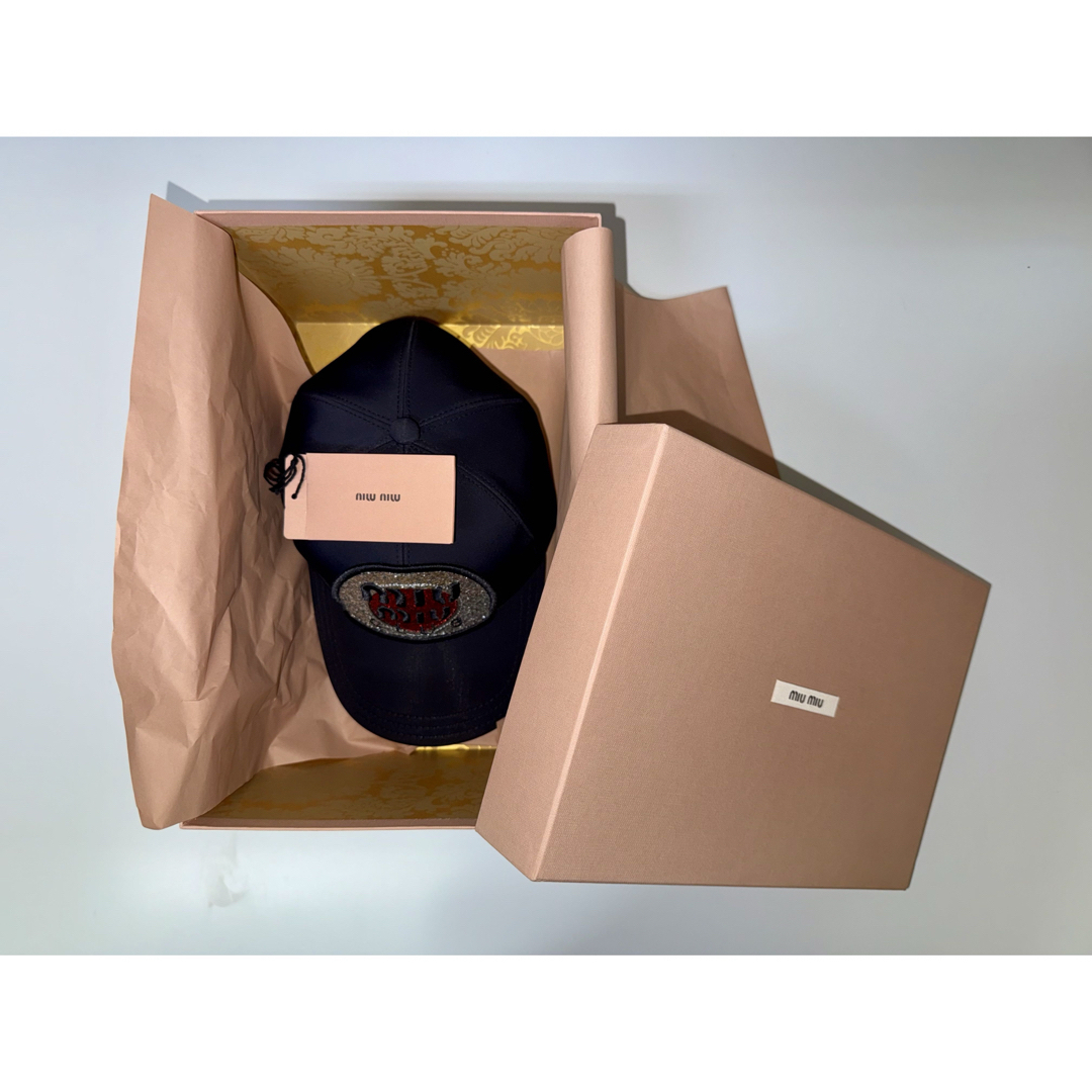 MIU MIU - 【極美品】miumiu ベースボールキャップsサイズの通販 by