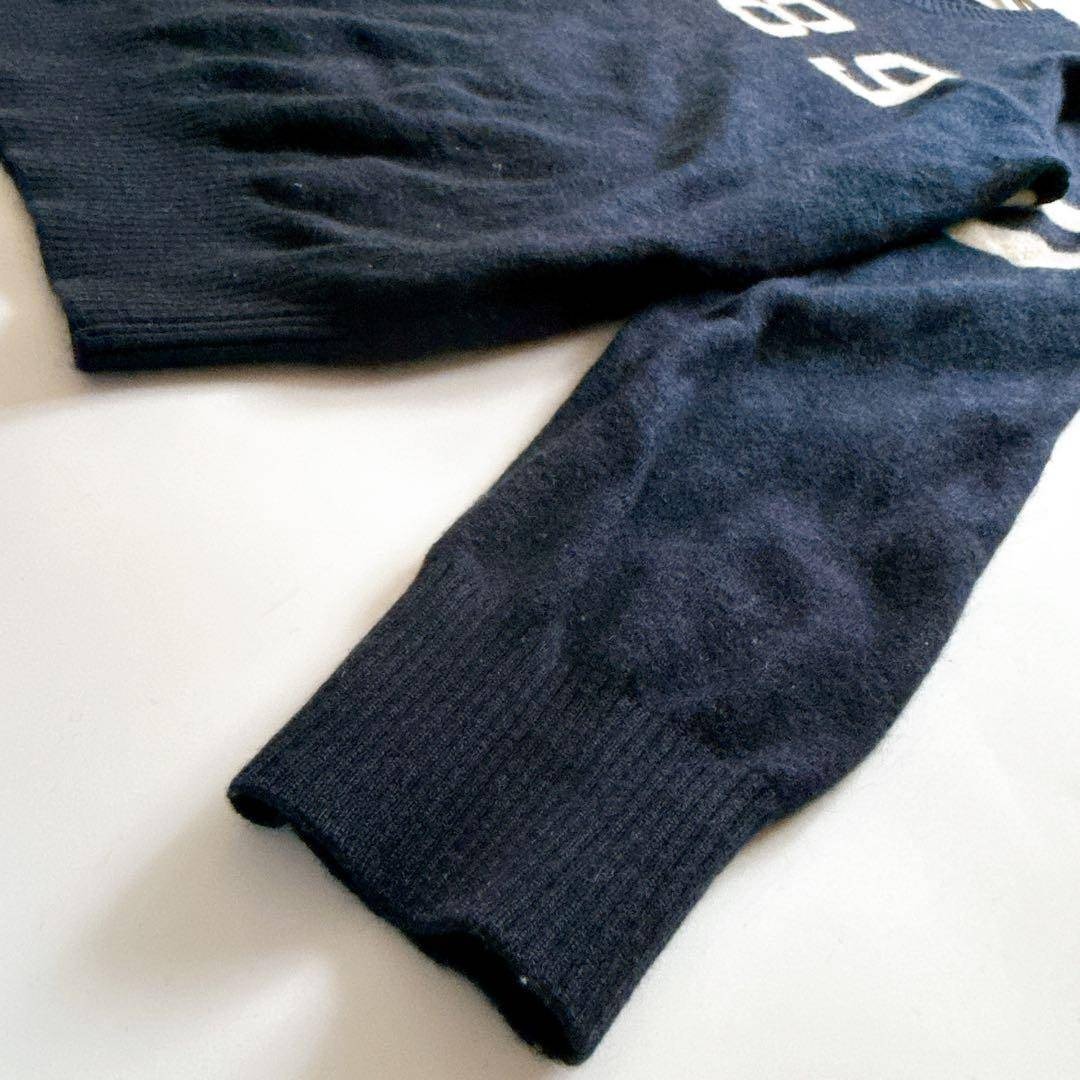 PEARLY GATES - カシミヤ混✨パーリーゲイツ クルーネックウールニット