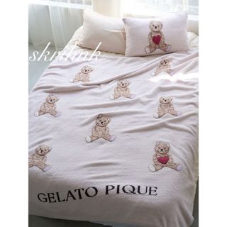 gelato pique - ジェラートピケ SLEEPING DOG ジャガードブランケット