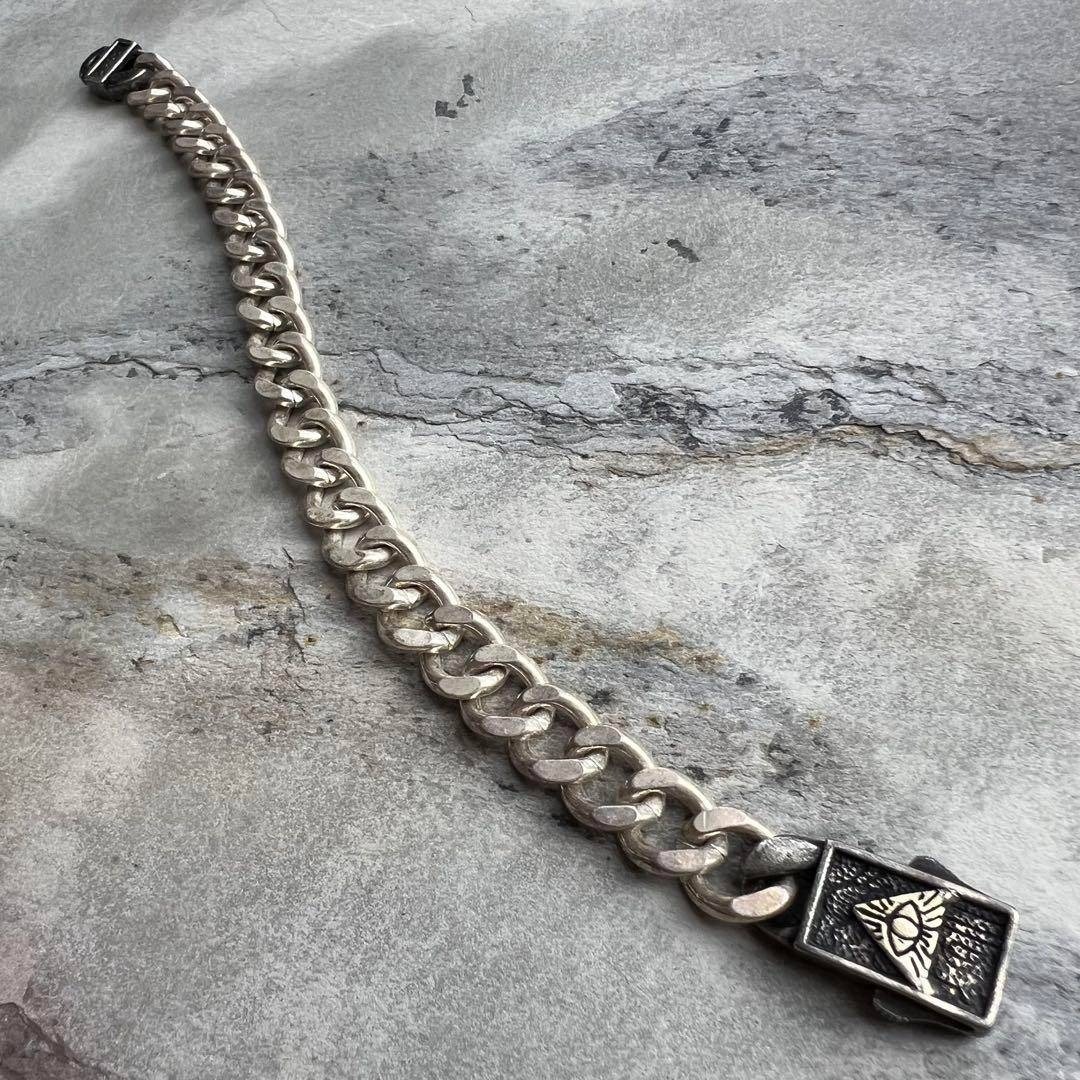 VINTAGE ヴィンテージ 喜平チェーン ブレスレット 真実の目 バックル