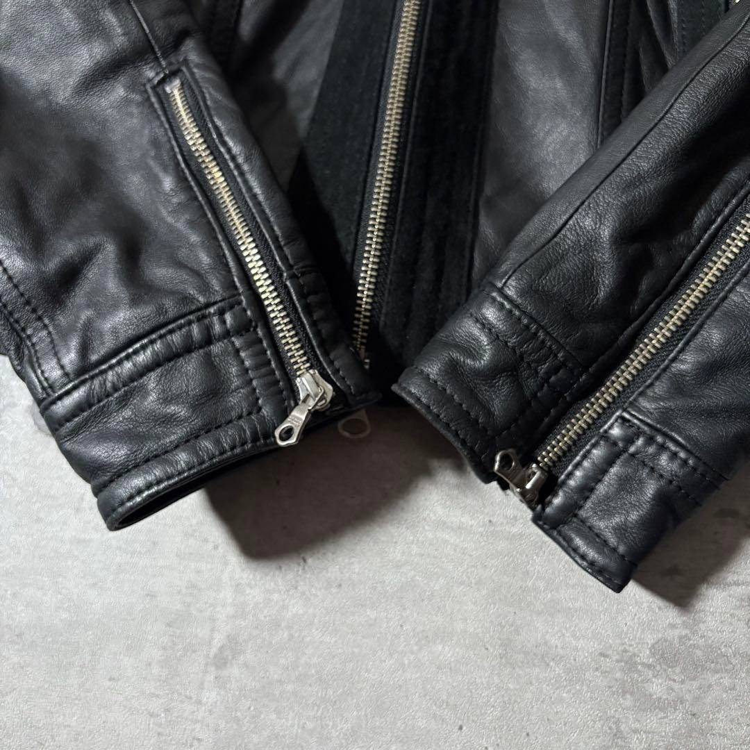 2000's mouton leather jacket y2k opiumの通販 by m brand｜ラクマ