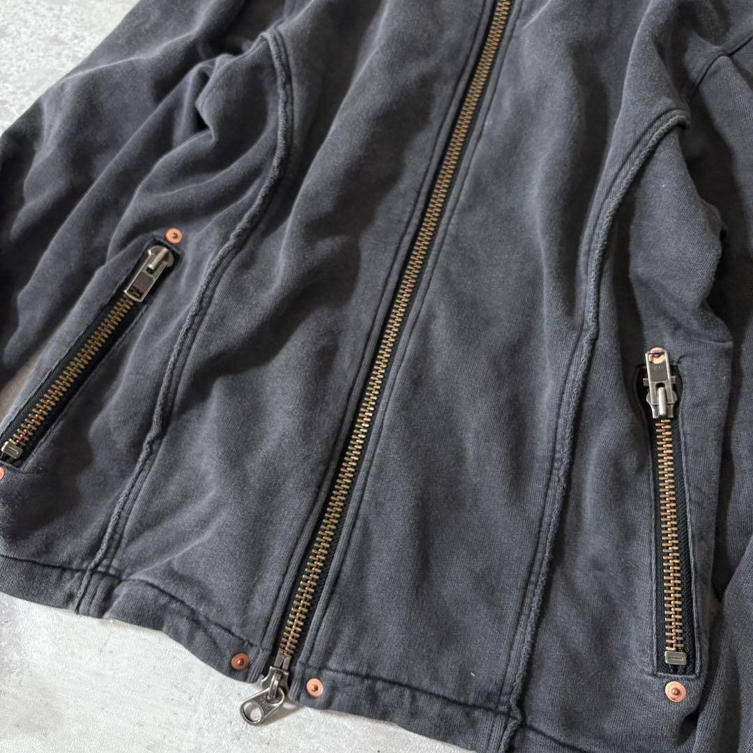 00s archive sweat riders jacket y2k punk