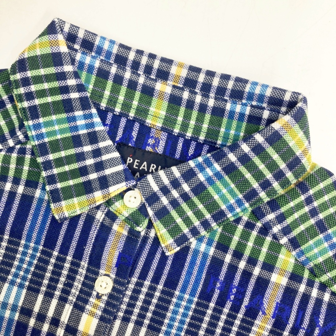 サイズ：1 PEARLY GATES パーリーゲイツ 半袖ワンピース チェック柄
