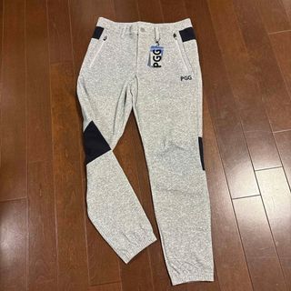 PEARLY GATES - パーリーゲイツPGGダブルラッセル杢グレー＆ロゴパンツ