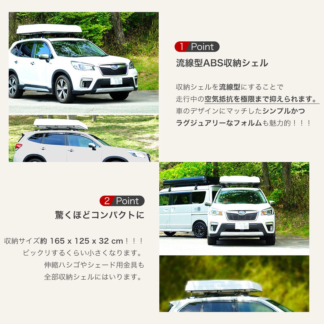 新品未使用品 SHINOBI ルーフテント ハシゴ付の通販 by ODO's shop｜ラクマ