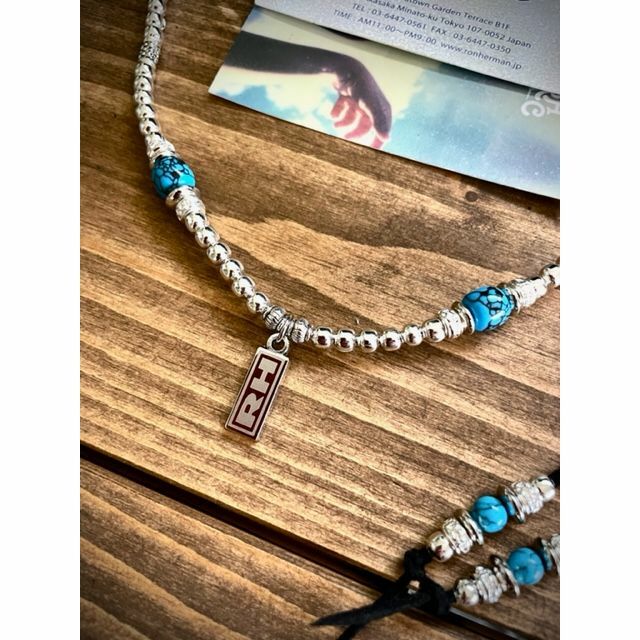 Ron Herman - ロンハーマン トップ付き ターコイズ ネックレス 1連の