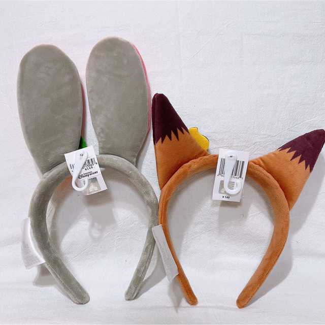 正規品❣️上海ディズニー ズートピア ニックとジュディ カチューシャ2