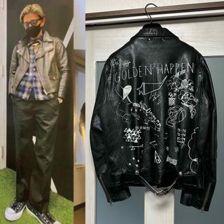 GOLDEN GOOSE - ゴールデングース ライダース ジャケット ダブル