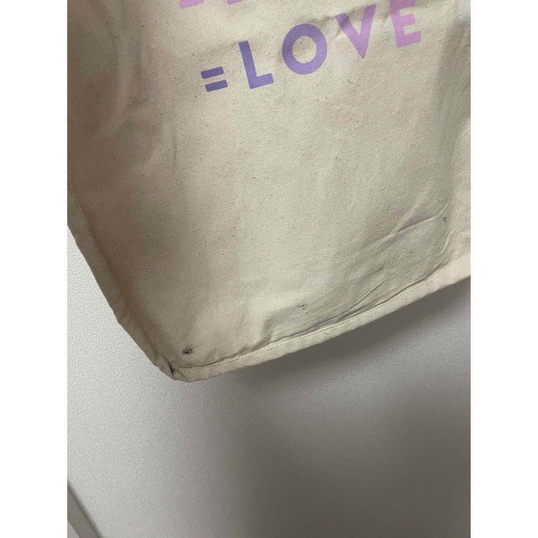 LOVE イコラブ スクエアトートバッグの通販 by yu's shop｜ラクマ