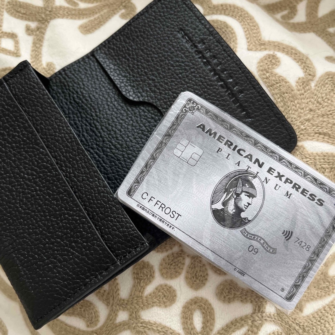 新品未使用 アメックスプラチナ トランプ付き名刺入れ カードケースの