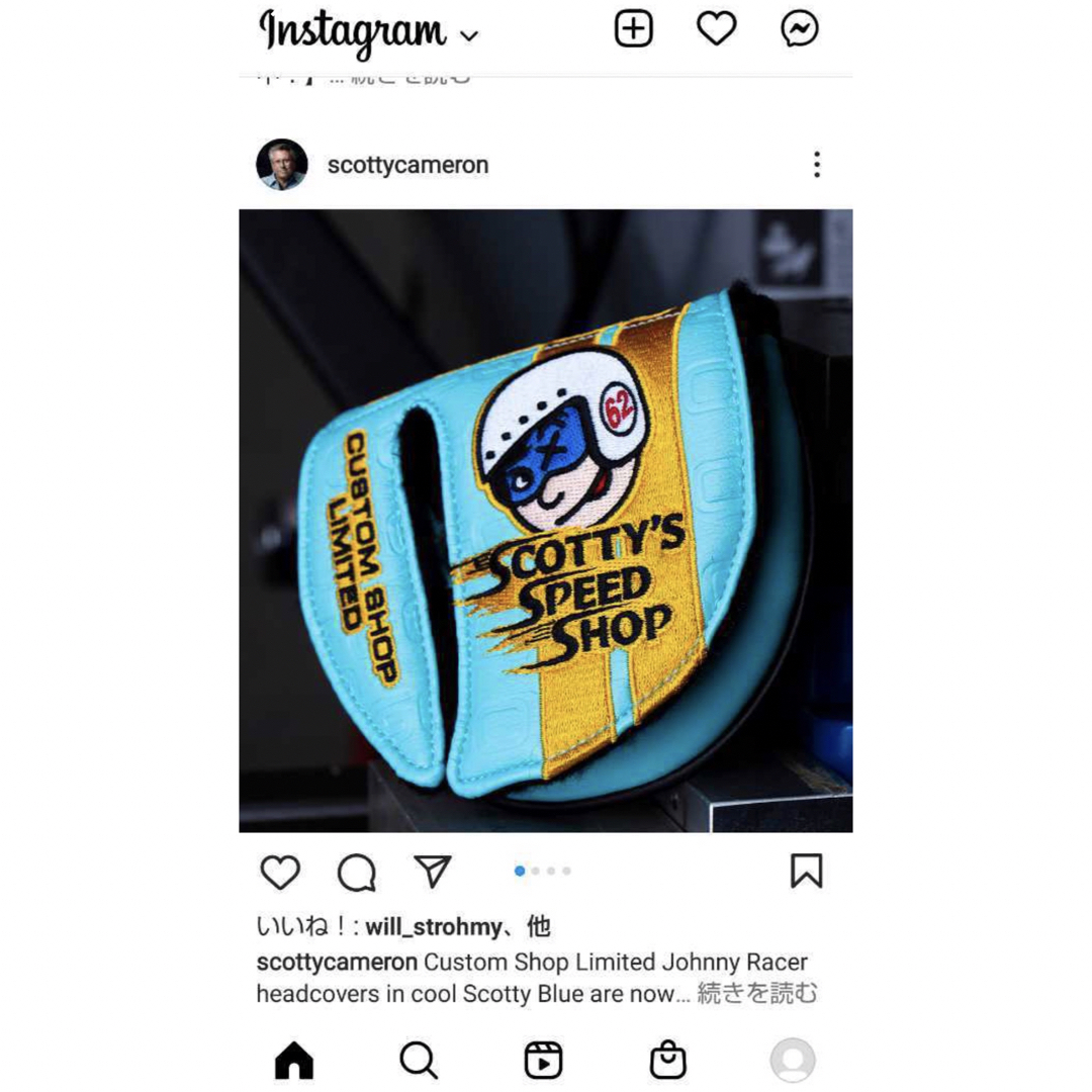Scotty Cameron - スコッティキャメロン パターカバージョニーレーサー