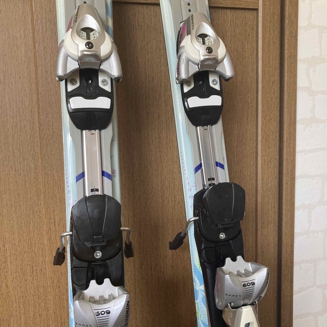 SALOMON - スキー板 レディース サロモン 141 ☆かわいい 水色の通販