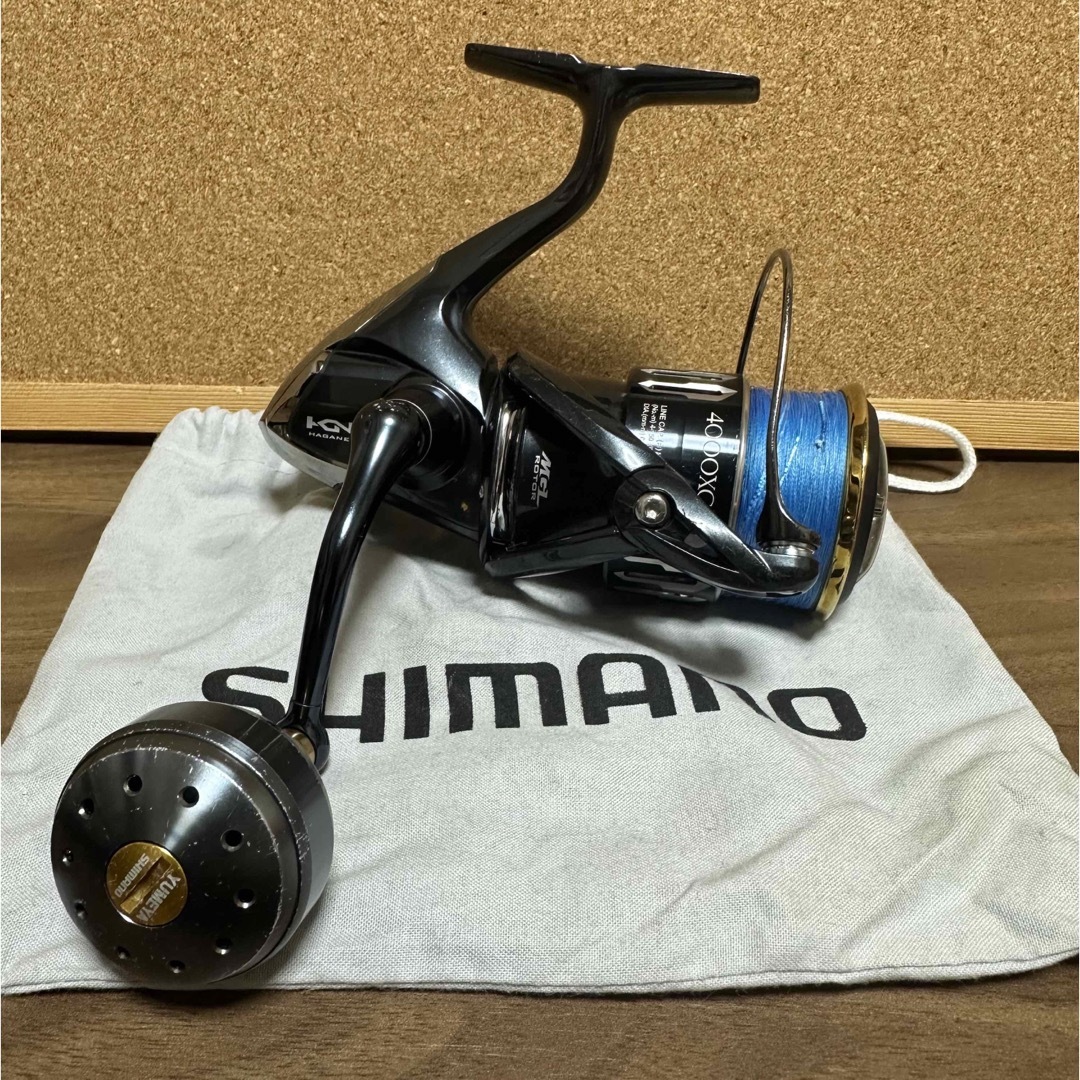 ツインパワーXD 4000XG 夢屋ハンドルノブ付き シマノ 20 ツインパワー