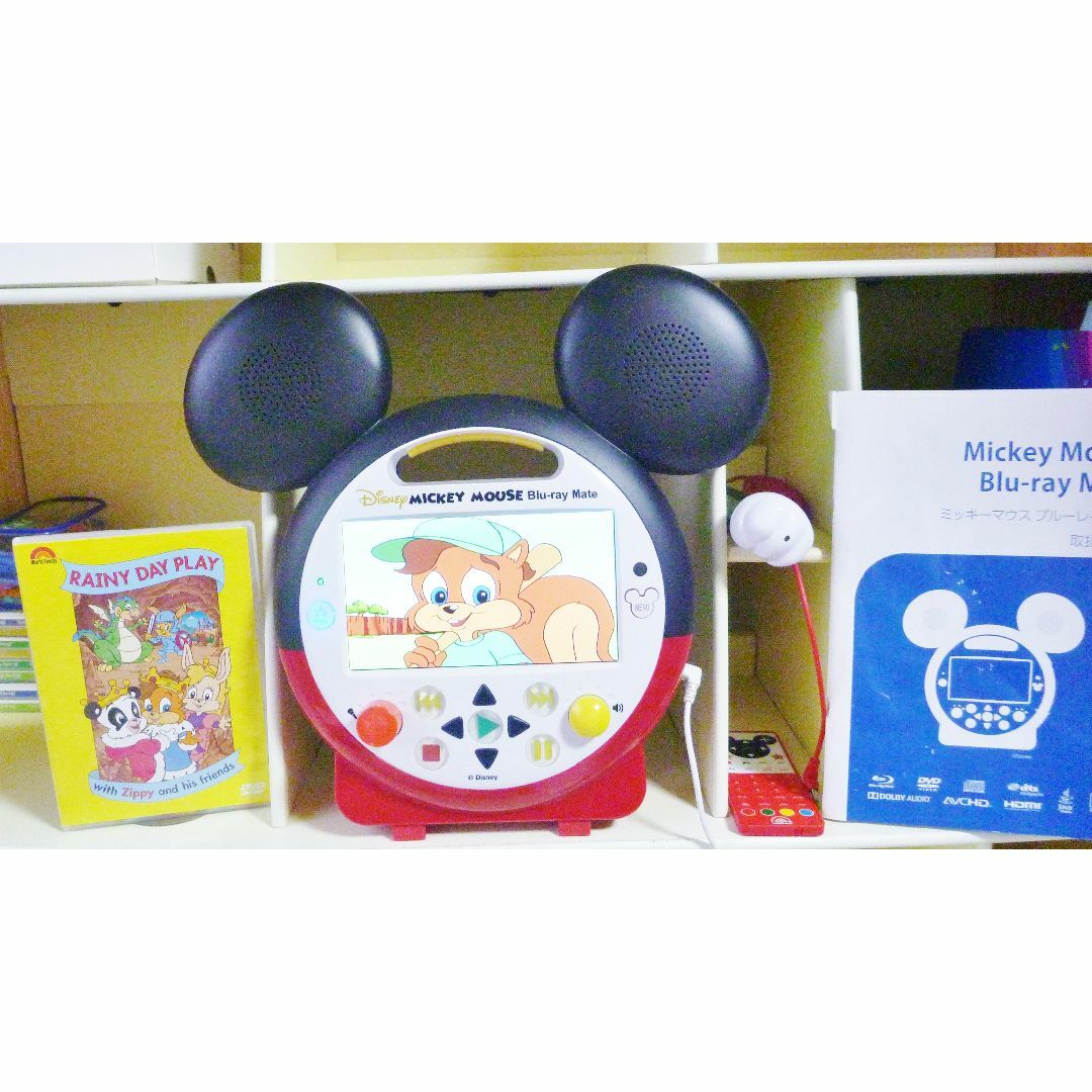 DWE ミッキーマウスブルーレイメイト 本体＋リモコン 動作確認済 DWE