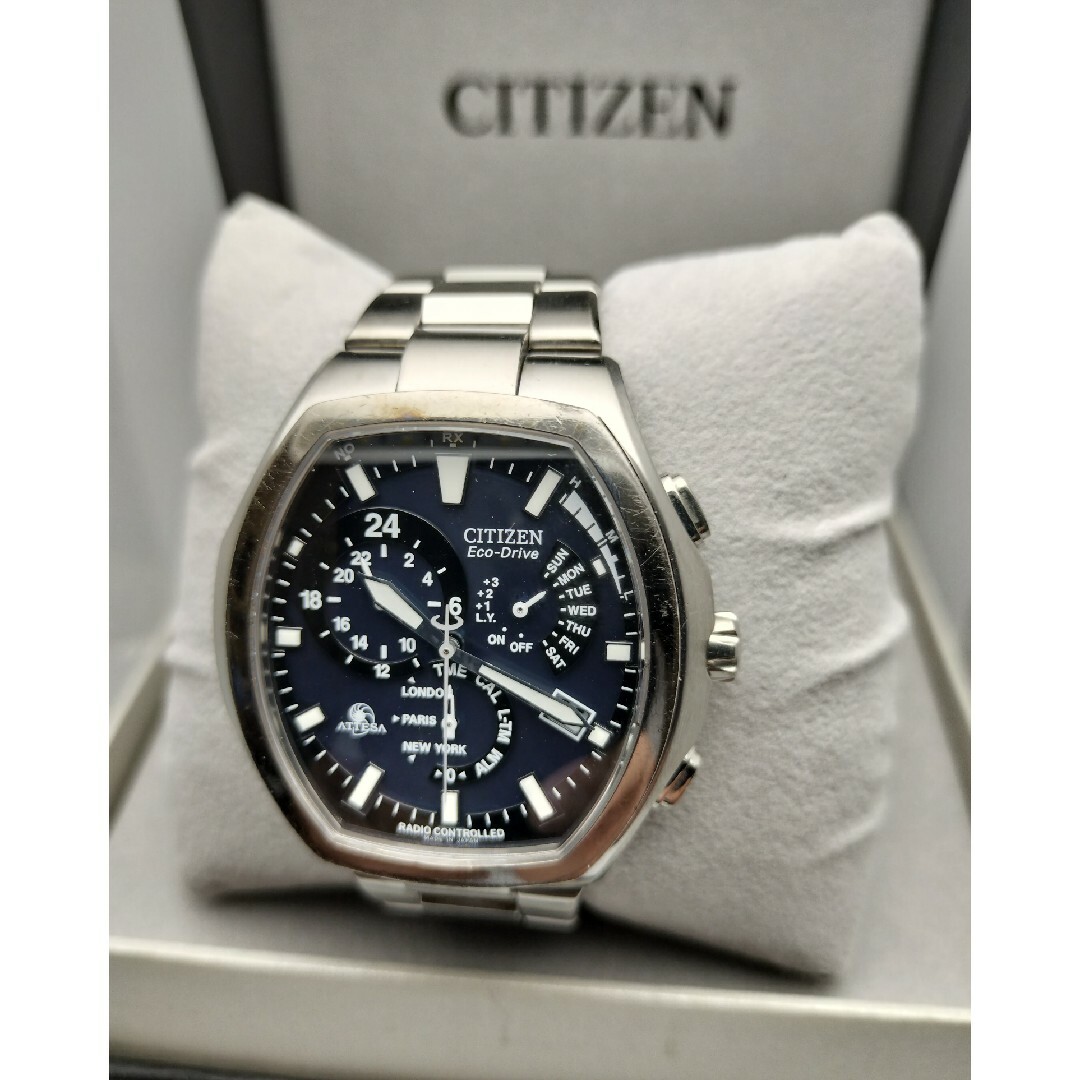 CITIZEN - 二次電池交換済み 人気モデル トノー型 シチズン アテッサ