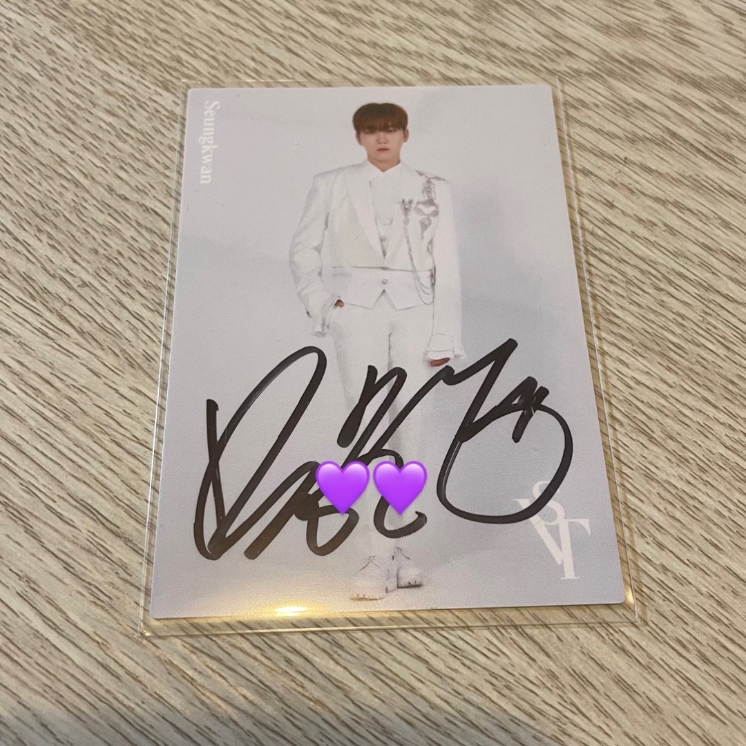 seventeen ジョンハン 直筆サイン CD SEVENTEEN サイン ジョンハン