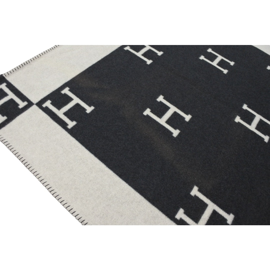 HERMES - HERMES エルメス ブランケット アヴァラン ひざ掛け H