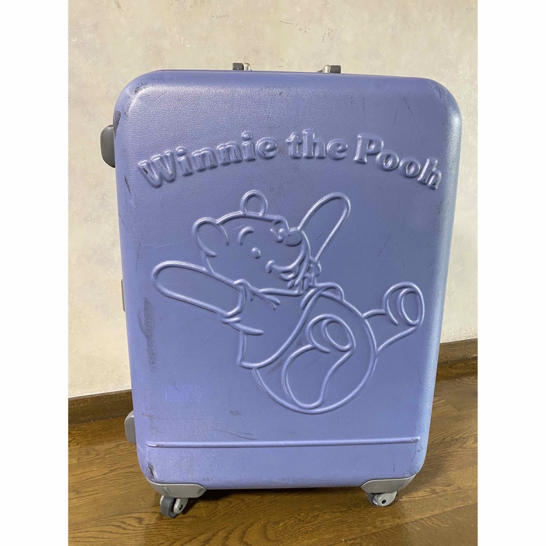 くまのプーさん - プーさん スーツケース キャリーバッグ 旅行 水色