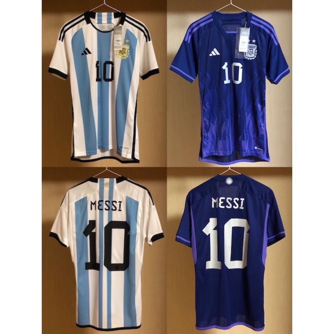 adidas - アルゼンチン代表 2022 #10 メッシ Mサイズ ユニフォーム 2枚