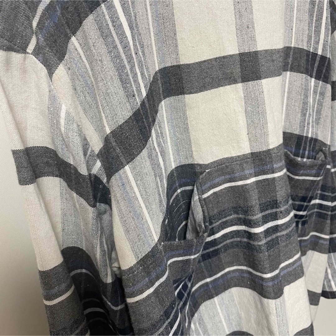 SUNSEA - ”サンシー”チェックオッドスリーブプルオーバーの通販 by