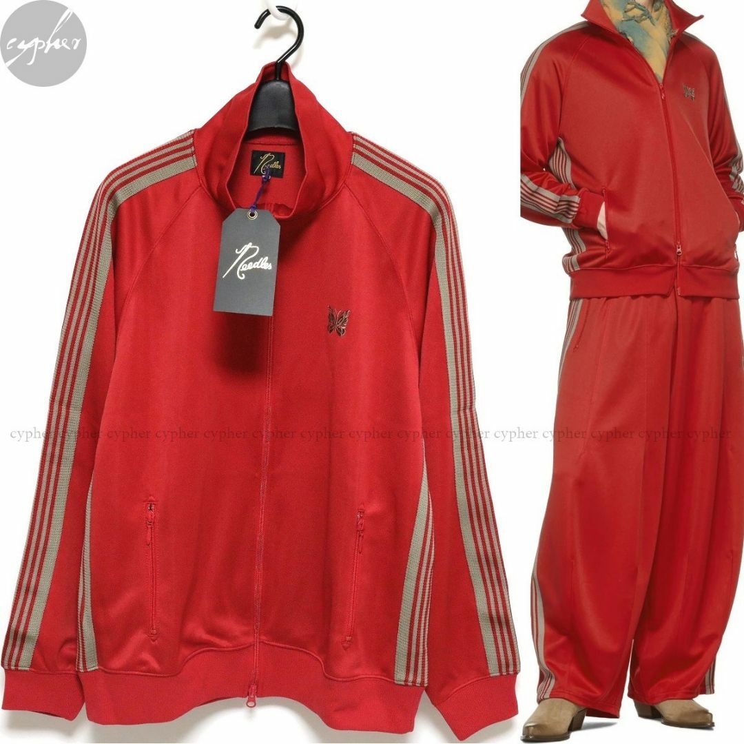 Needles - M 新品 22SS Needles トラック ジャケット レッド 赤