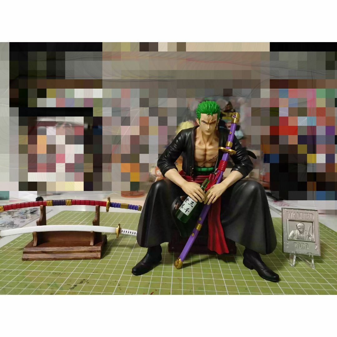 ワンピース 鬼ヶ島 ロロノア・ゾロ ガレージキット フィギュア 塗装