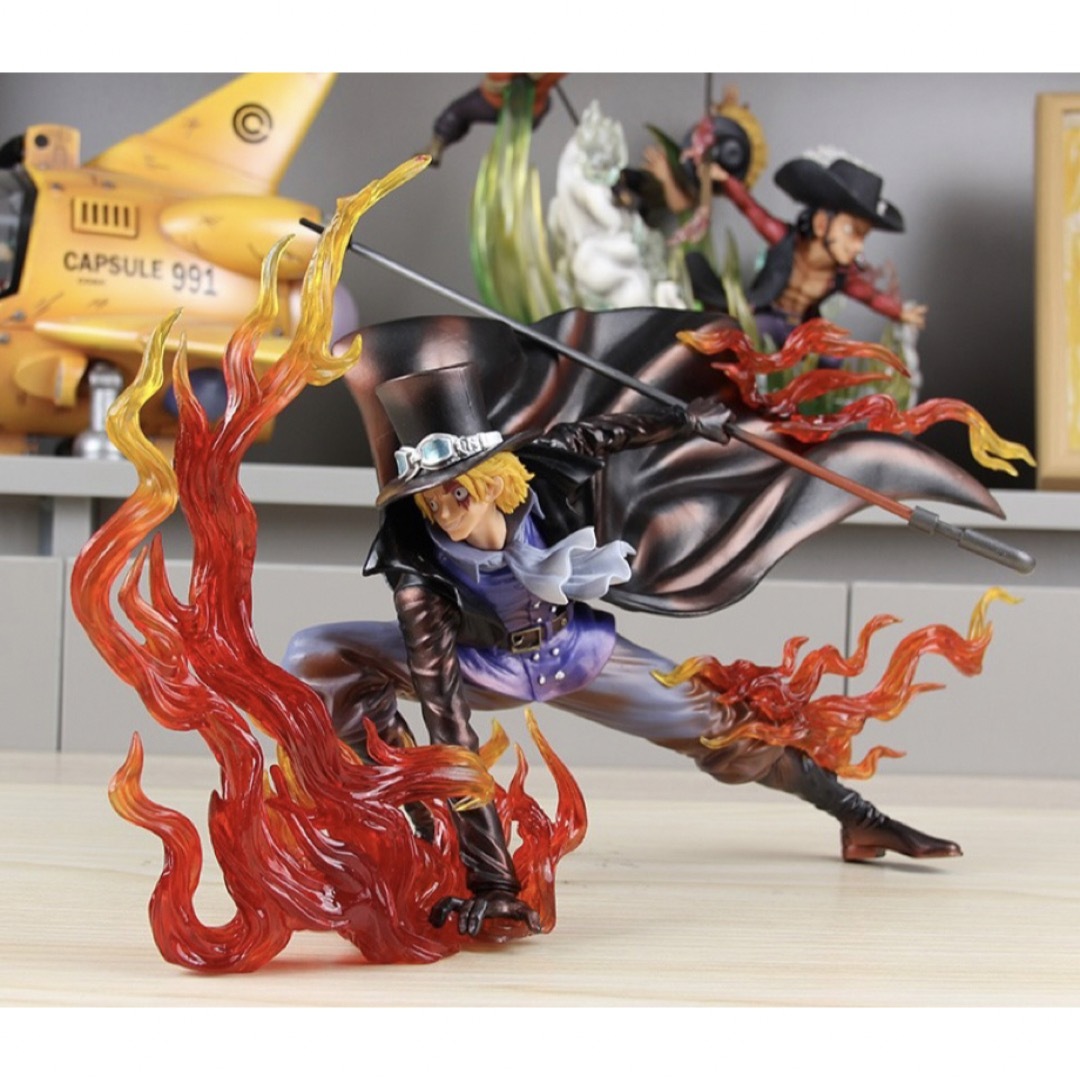 22cm サボ ワンピース フィギュア PVC製品 ガレージキットの通販 by