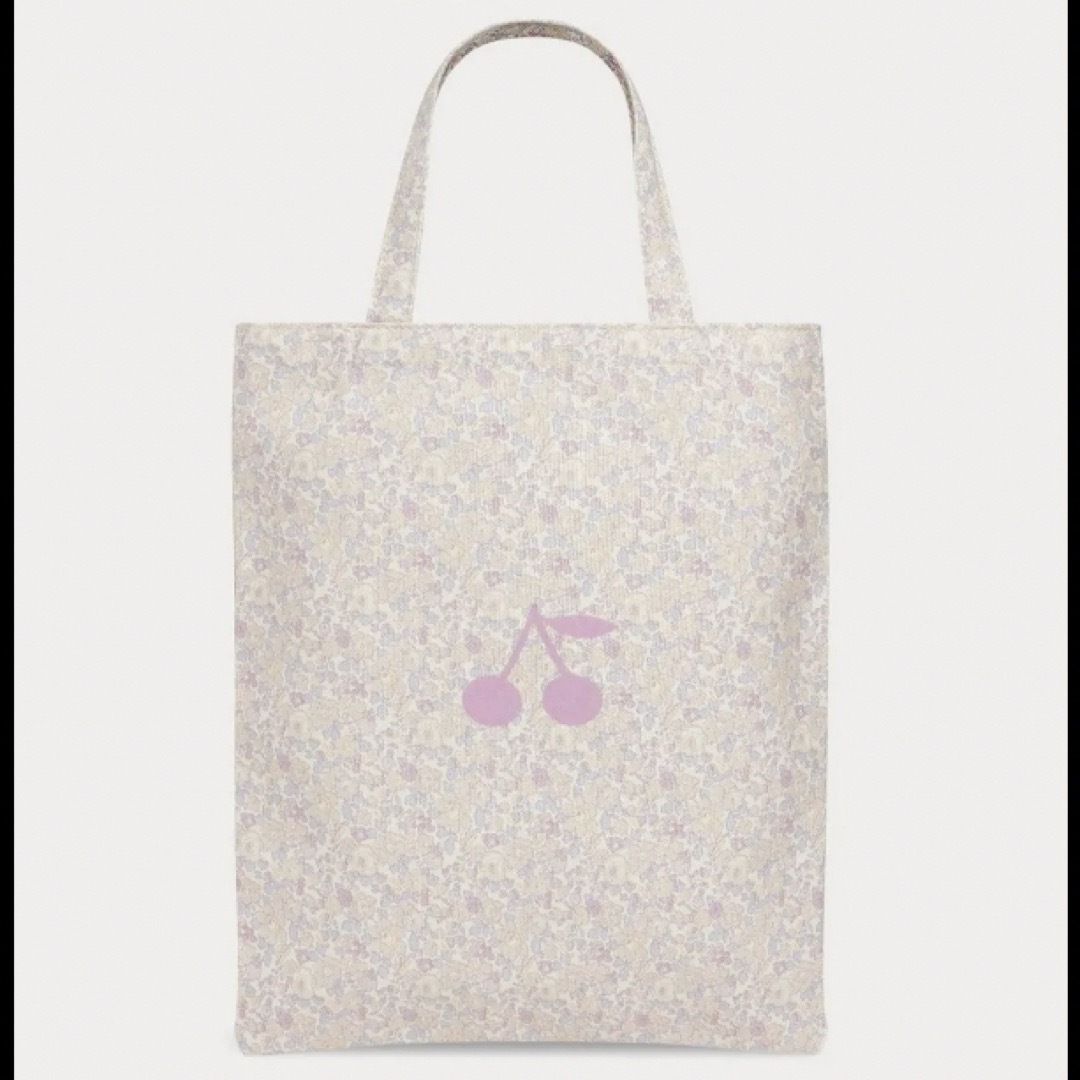 最終値下げ】新品タグ付き ボンポワン リバーシブルトートバッグ エクリュ