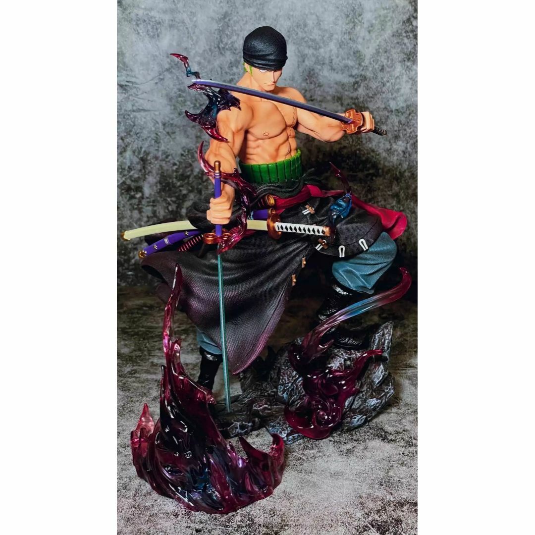 ワンピース ロロノア・ゾロ フィギュア ガレージキット LXスタジオ 黒