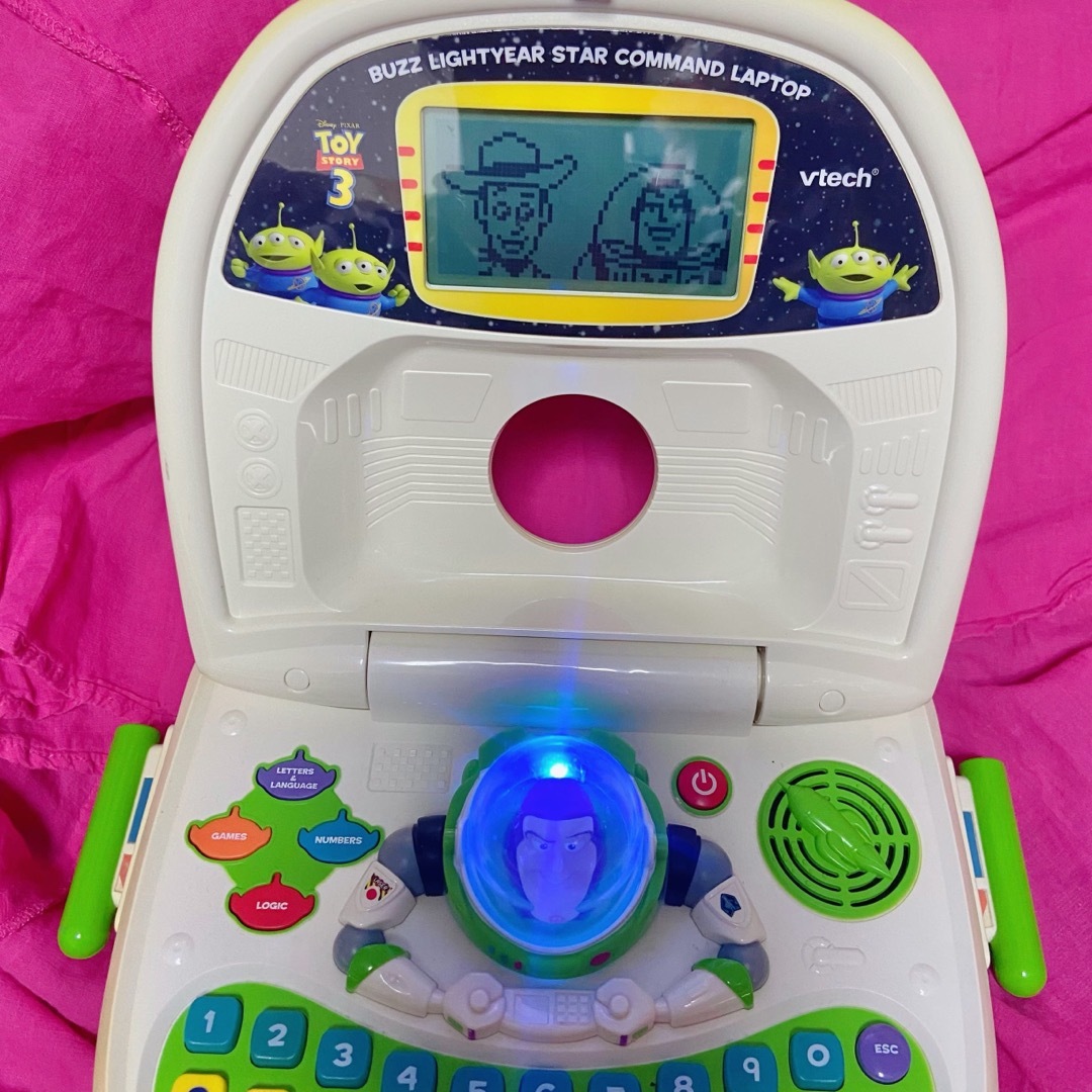 レア 希少 ディズニー トイストーリー パソコン おもちゃ VTech PCの