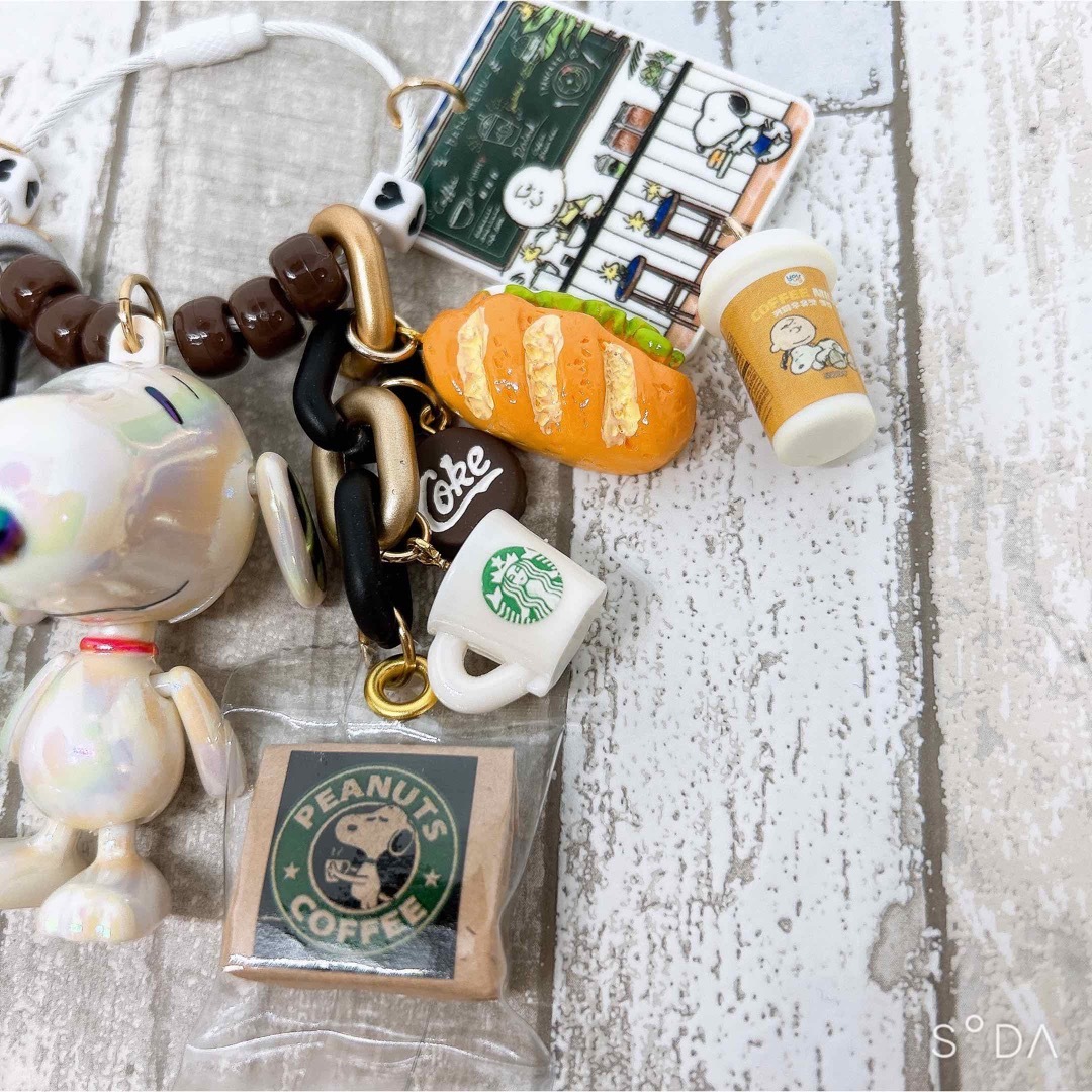 スヌカフェ☕✧じゃらじゃらキーホルダー ジャラジャラキーホルダーの