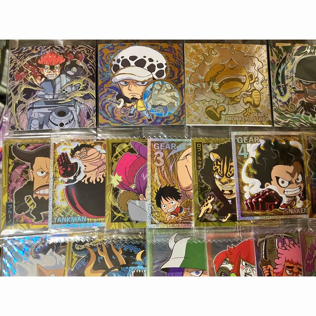 ワンピース大海賊シールウエハース LOG.6 ニカ 裏ニカ コンプの通販 by