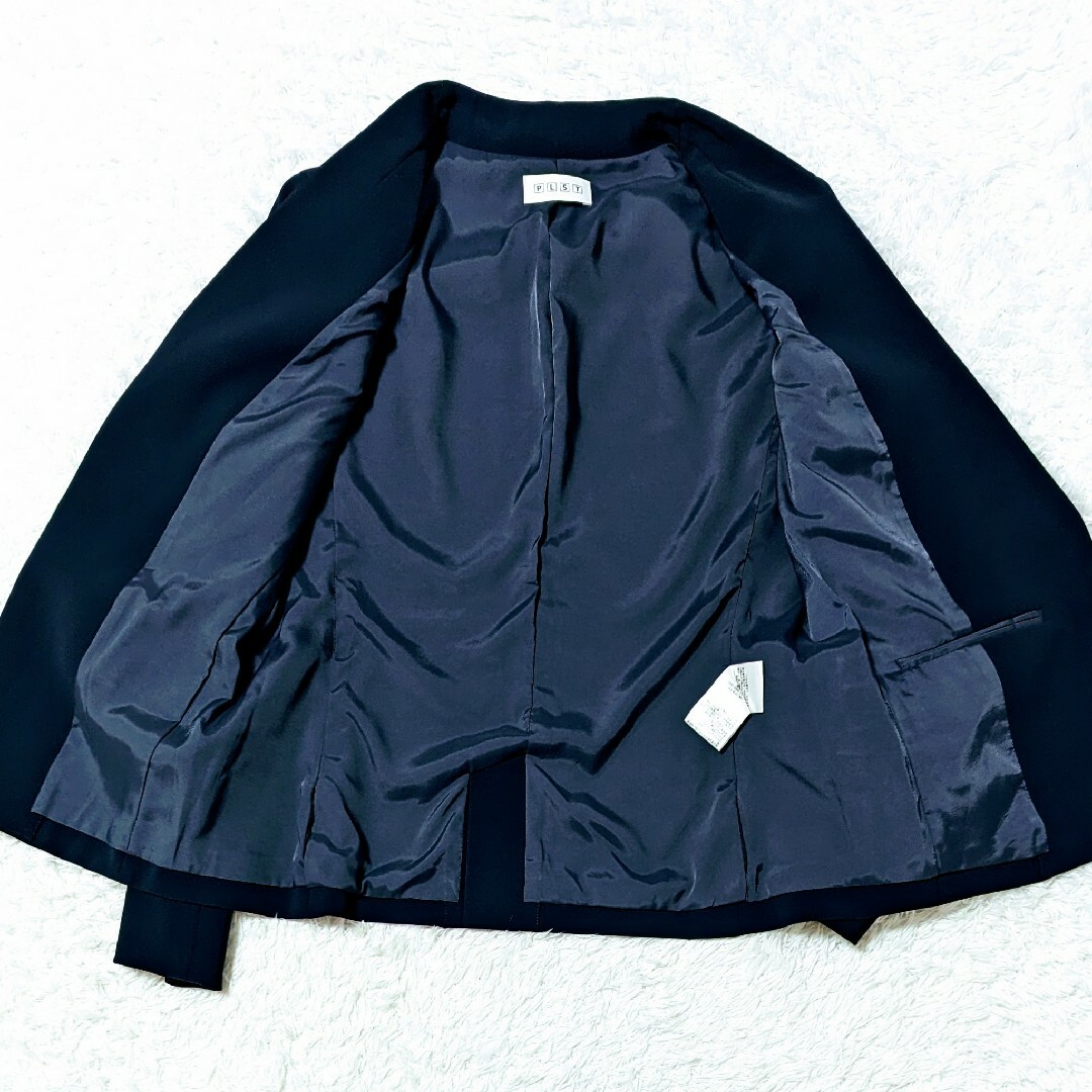 PLST - 極美品 プラステ パンツスーツ セットアップ M ネイビー