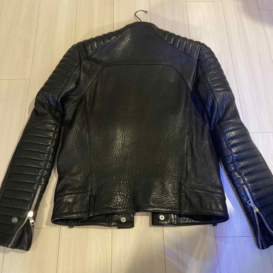 BALMAIN - 極美品☆ BALMAIN 牛革 定番レザージャケット☆バルマン(着