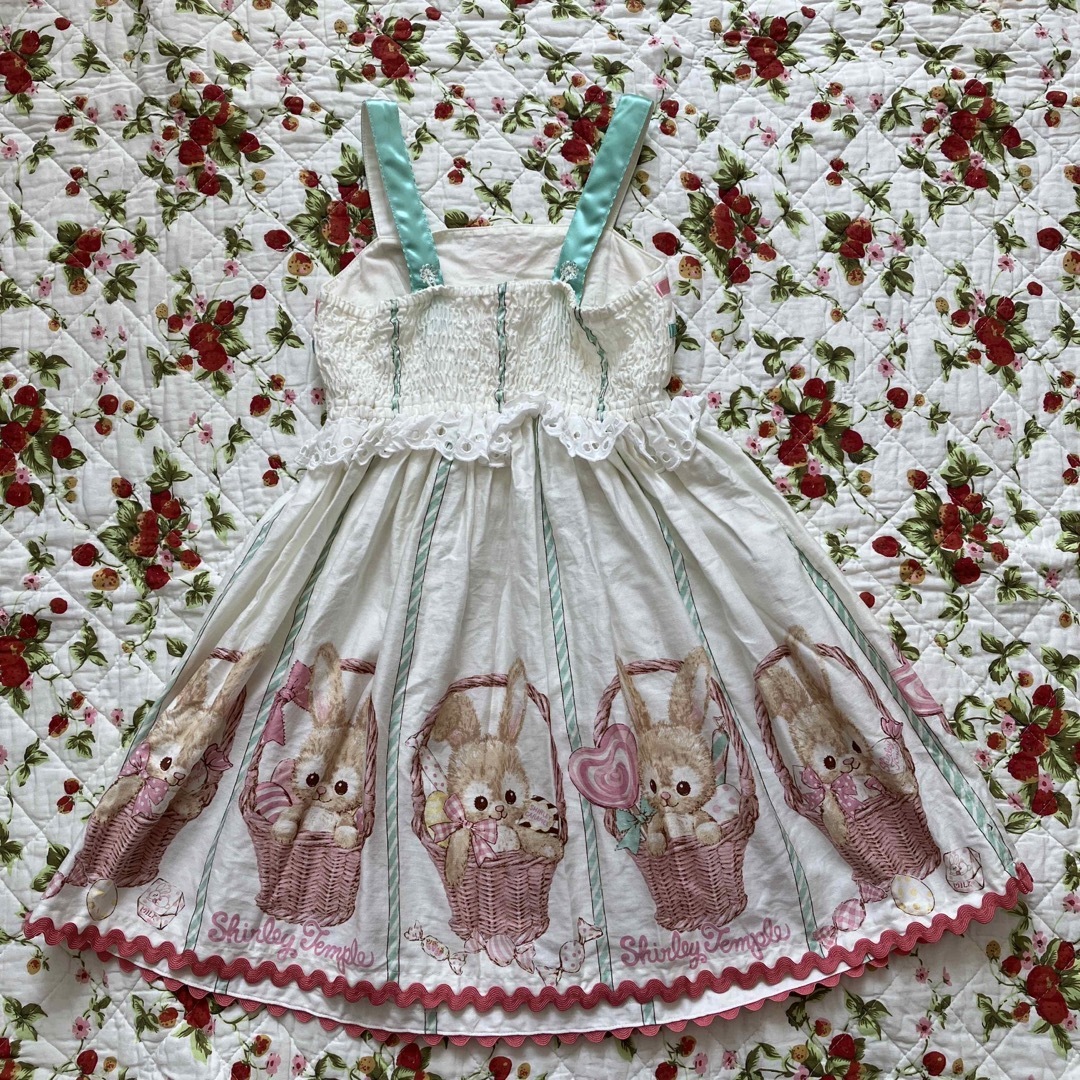 シャーリーテンプル バスケットバニー うさぎ ワンピース
