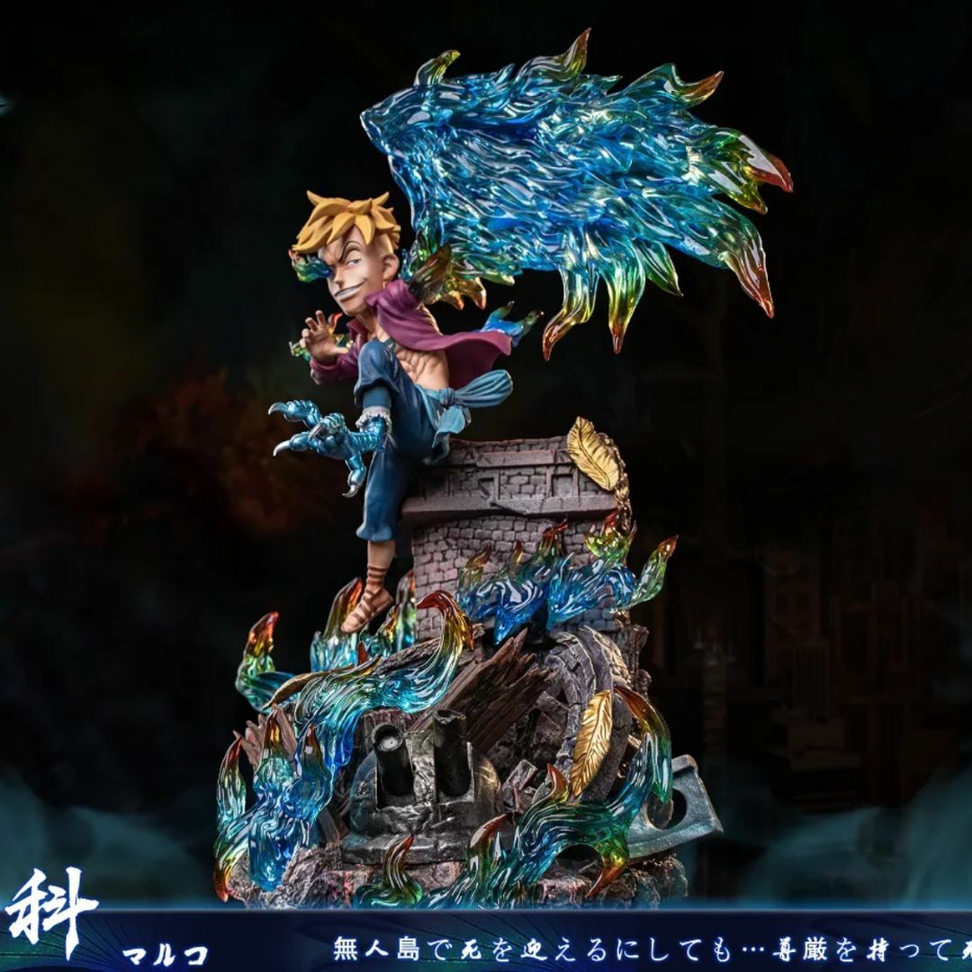 ワンピース 不死鳥マルコ フィギュア ガレージキット 塗装済み完成品