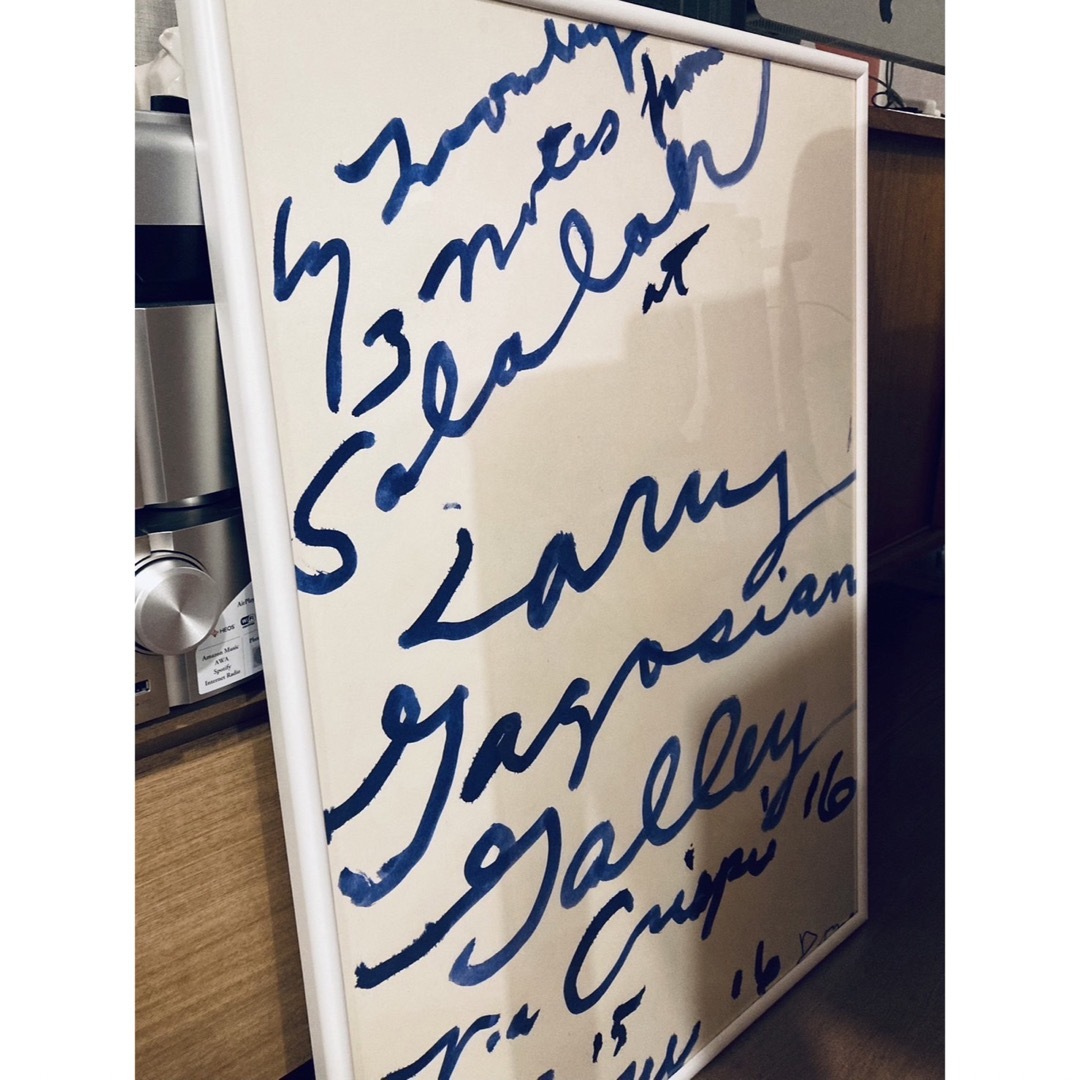 特注フレーム額装済 Cy Twombly サイ・トゥオンブリー 人気希少