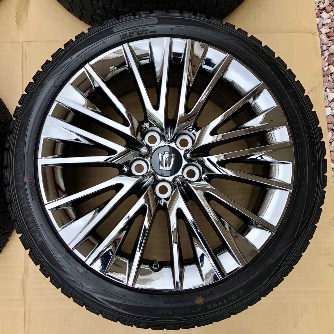 トヨタ - クラウン 220系 後期 純正 ホイール スタッドレスタイヤ 225