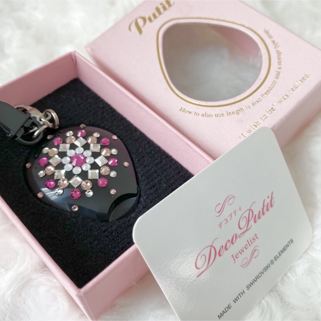 Deco Putit デコプティ 収納式ストラップ スワロフスキーの通販 by は