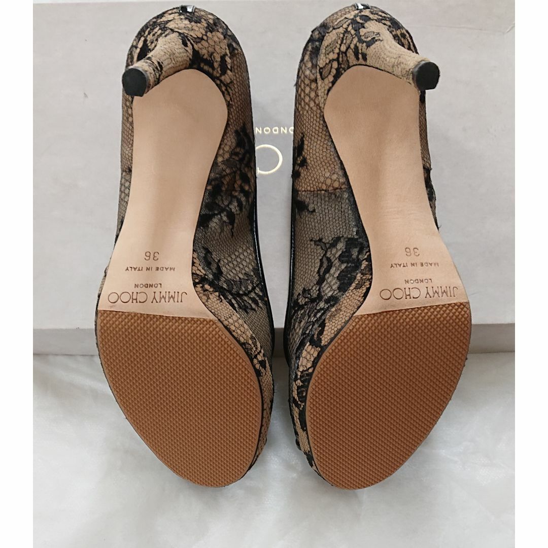 JIMMY CHOO - 値下げしました 極美品 ジミーチュウ レースパンプス