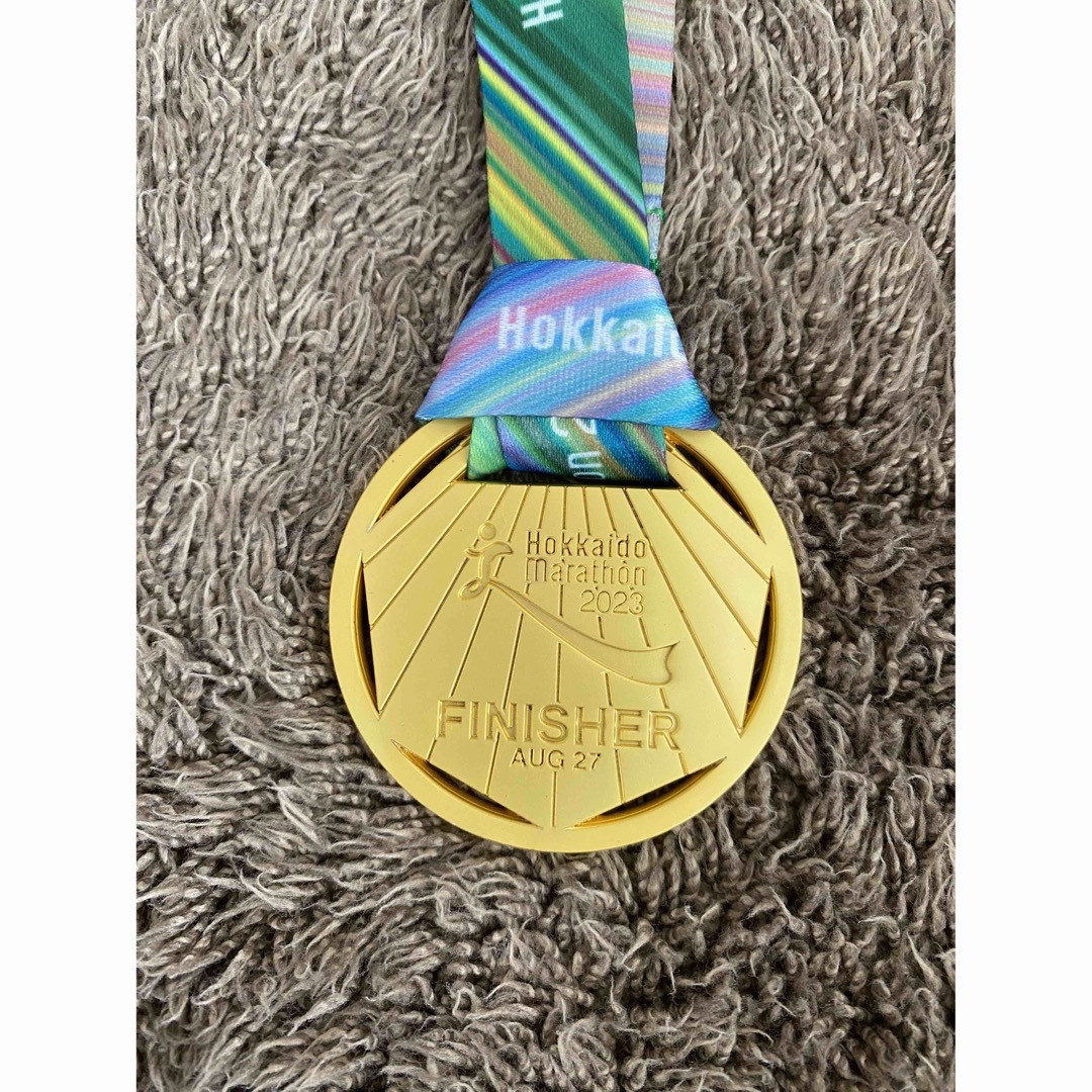 北海道マラソン2023 フィニッシャーメダルの通販 by みー's shop｜ラクマ