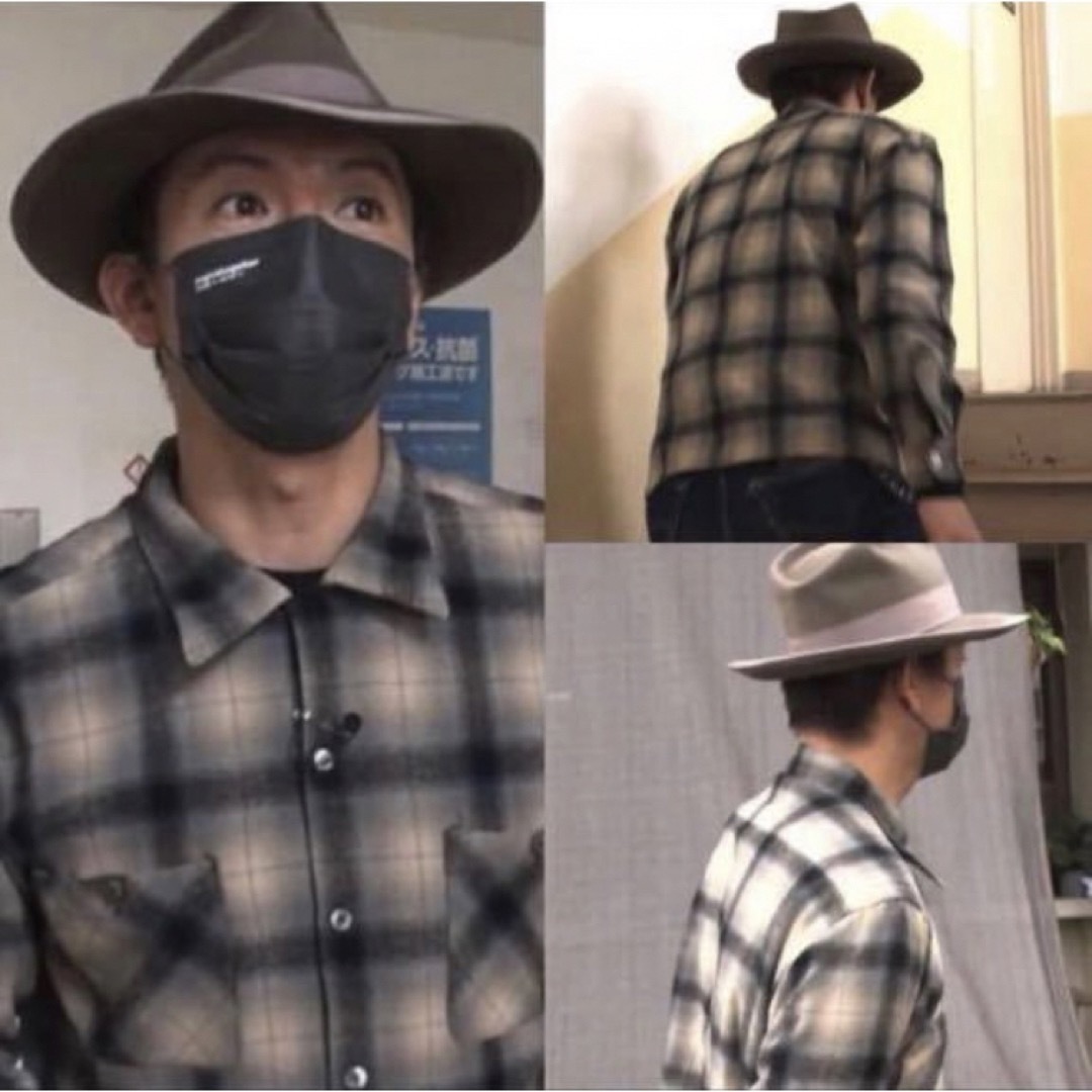 TENDERLOIN - Mサイズ テンダーロイン ウール チェック ネルシャツ