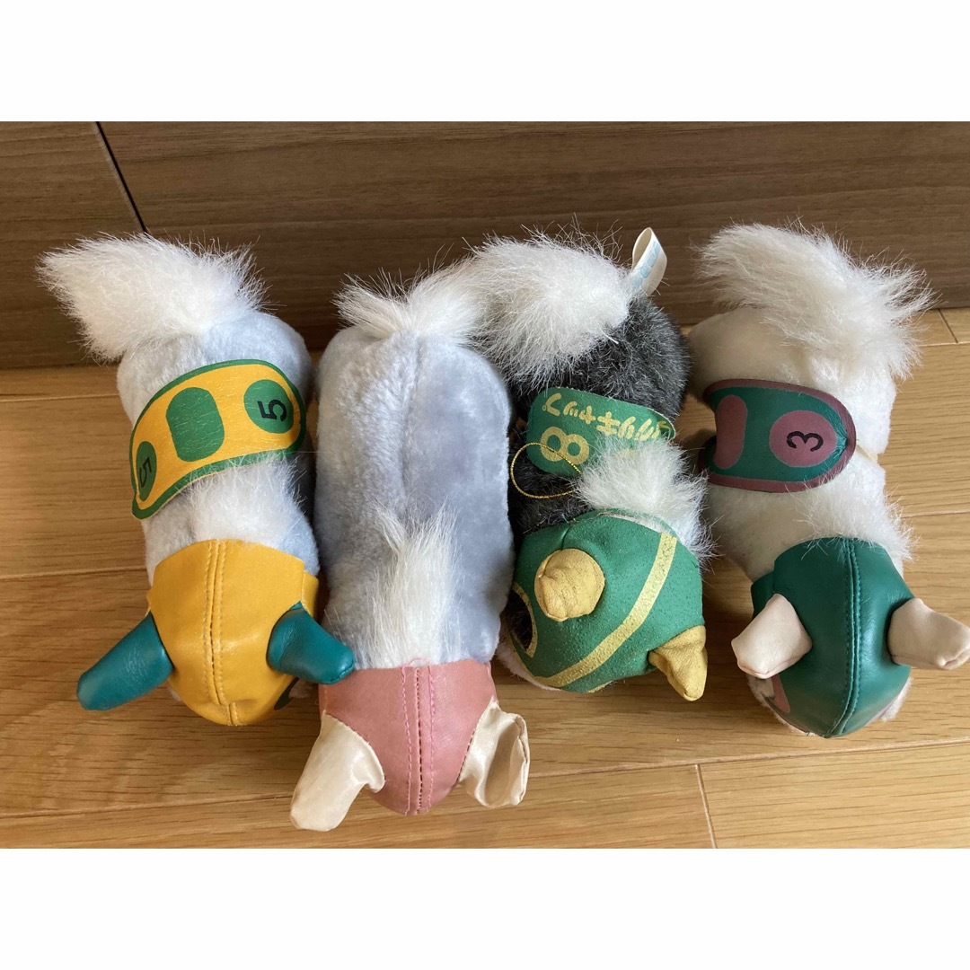 競馬 ぬいぐるみ レア 希少 昭和 ぬいぐるみ 4点セットの通販 by まあ