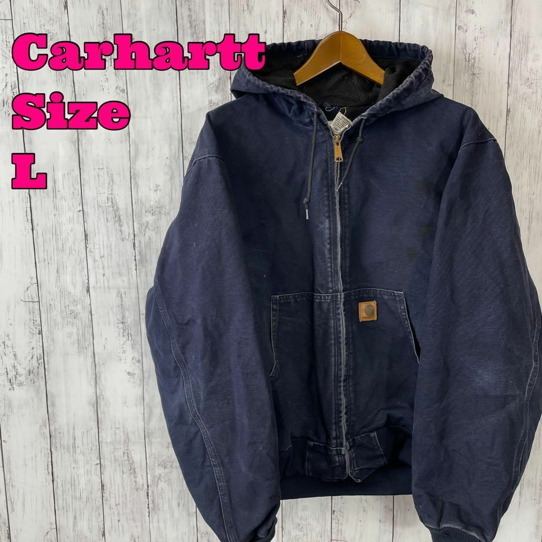 carhartt - カーハート ダックアクティブジャケット サイズL 紺色