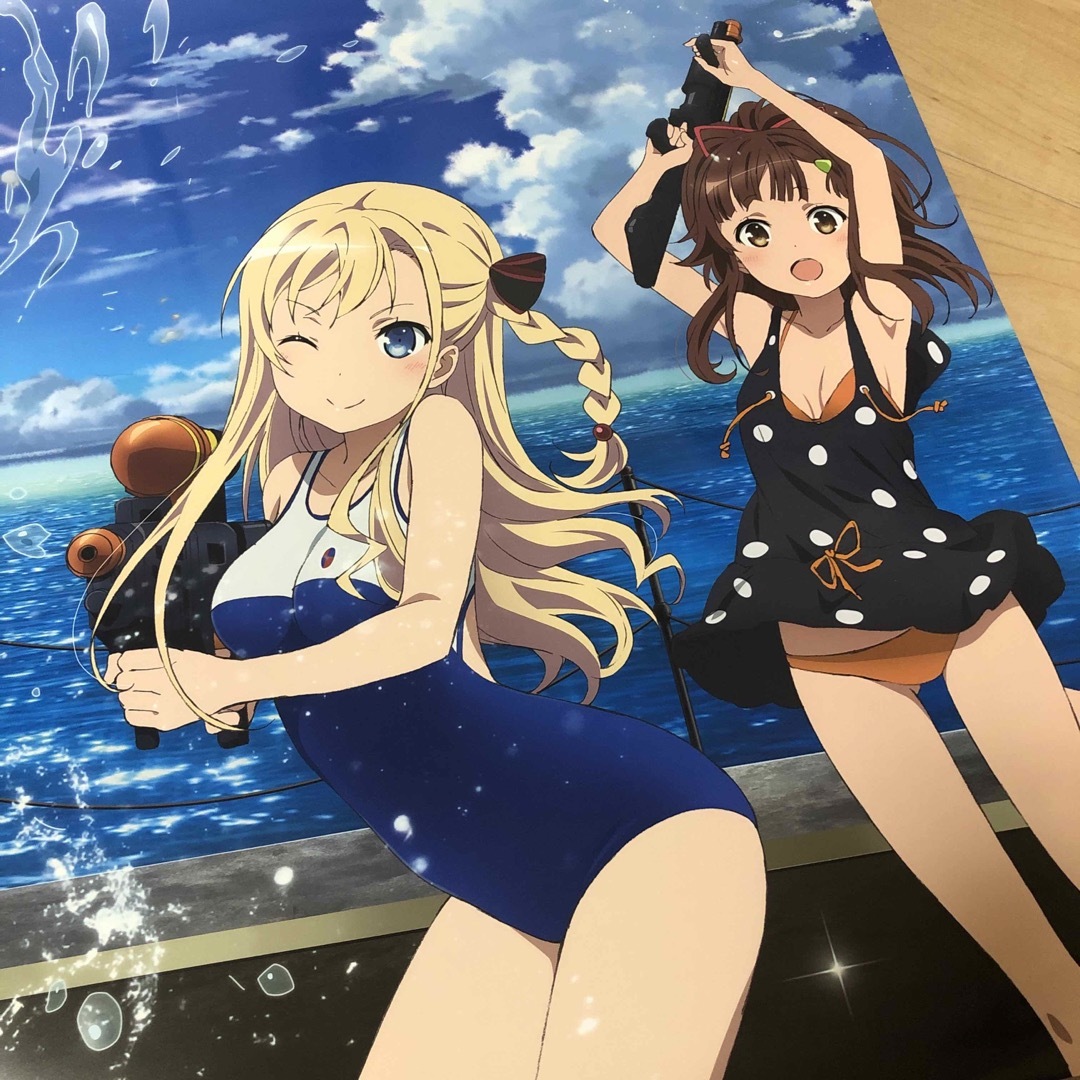 ハイスクール・フリート B2描き下ろしお風呂ポスター の通販 by