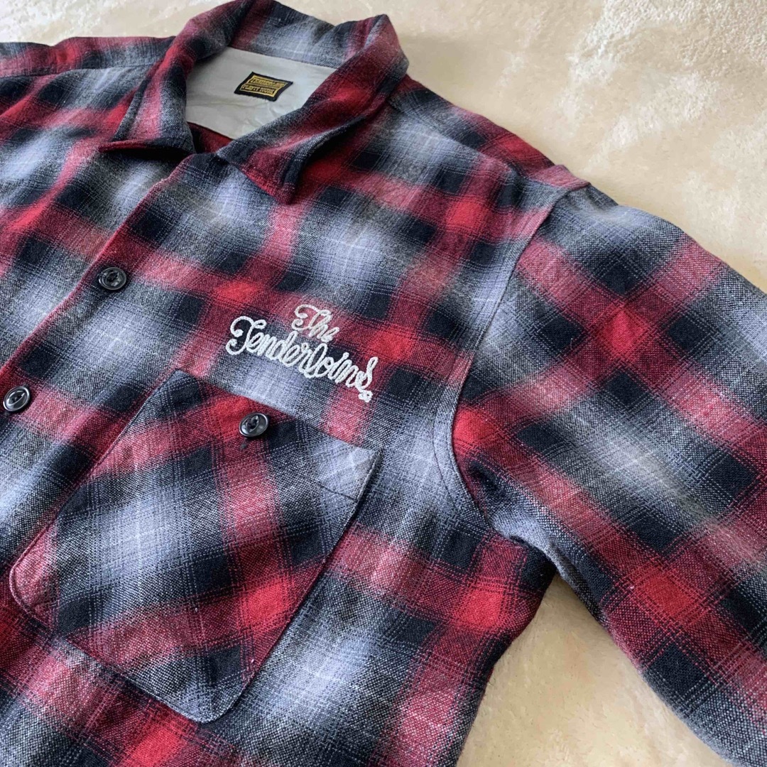 TENDERLOIN - M テンダーロイン tenderloin ウール シャツ キムタク