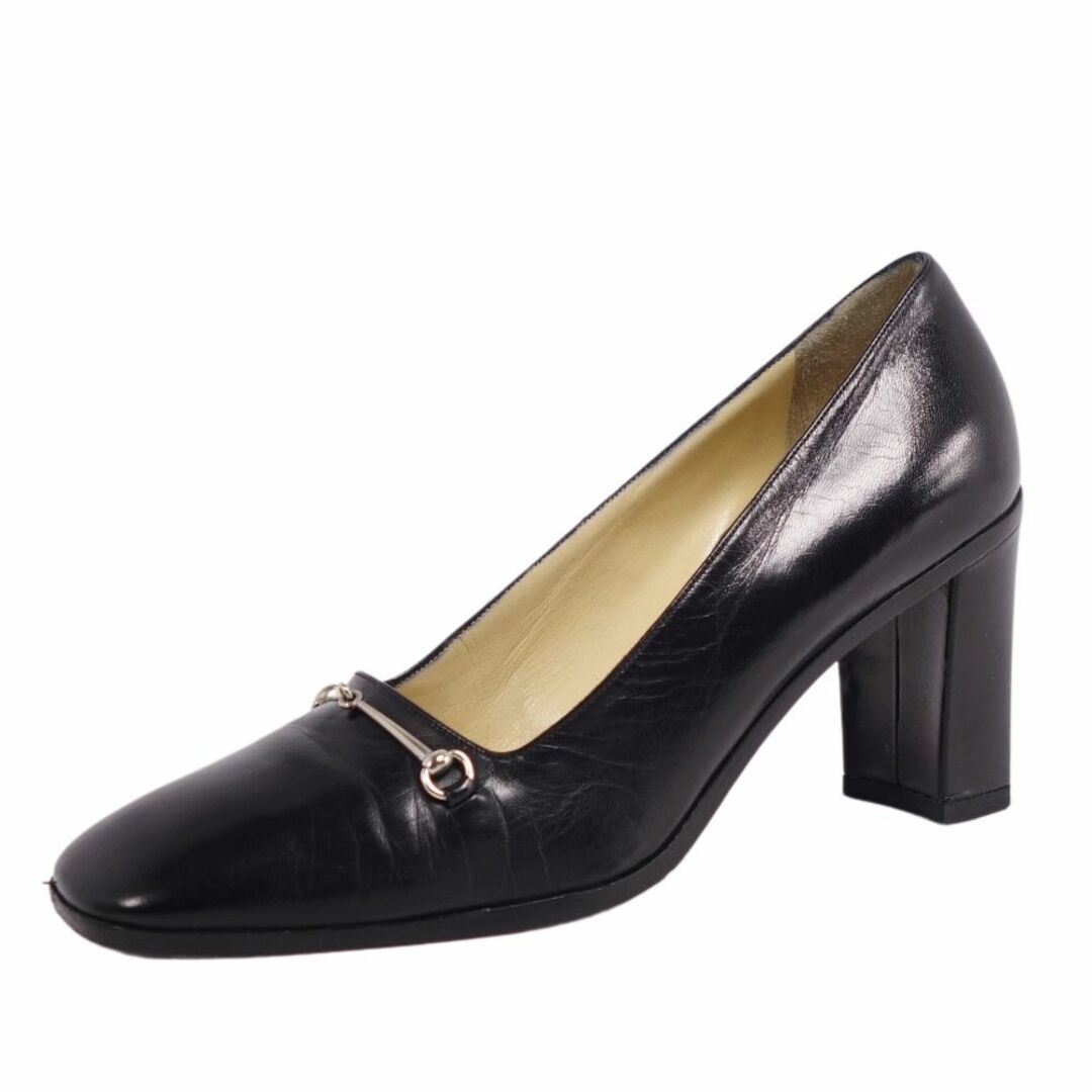 GUCCI - グッチ GUCCI パンプス ホースビット カーフレザー ヒール