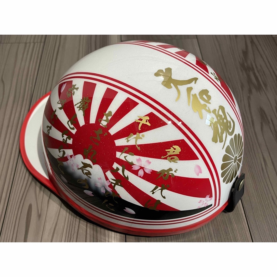 七色ラメ 富士日章 コルク半 ヘルメット 旧車會 暴走族の通販 by paint